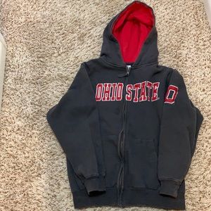 Ohio State Zip Up Jacket With Hood